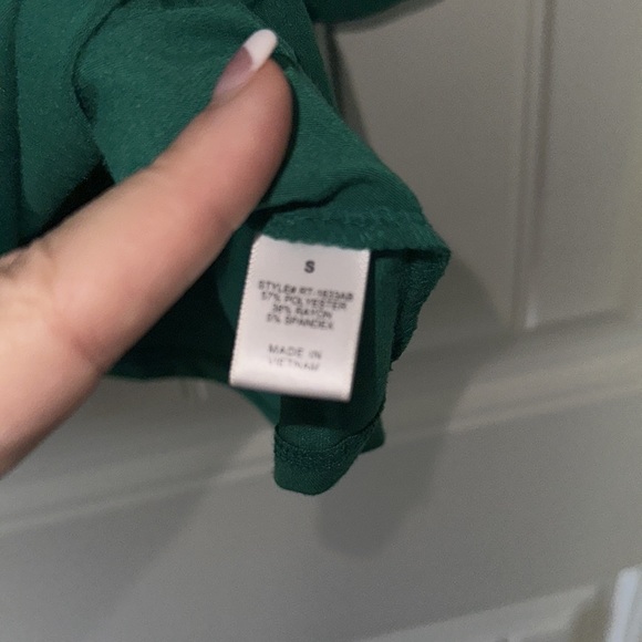 NWT Zenana Premium size Small 3/4 sleeve flowy bottom top with pockets - Picture 8 of 14